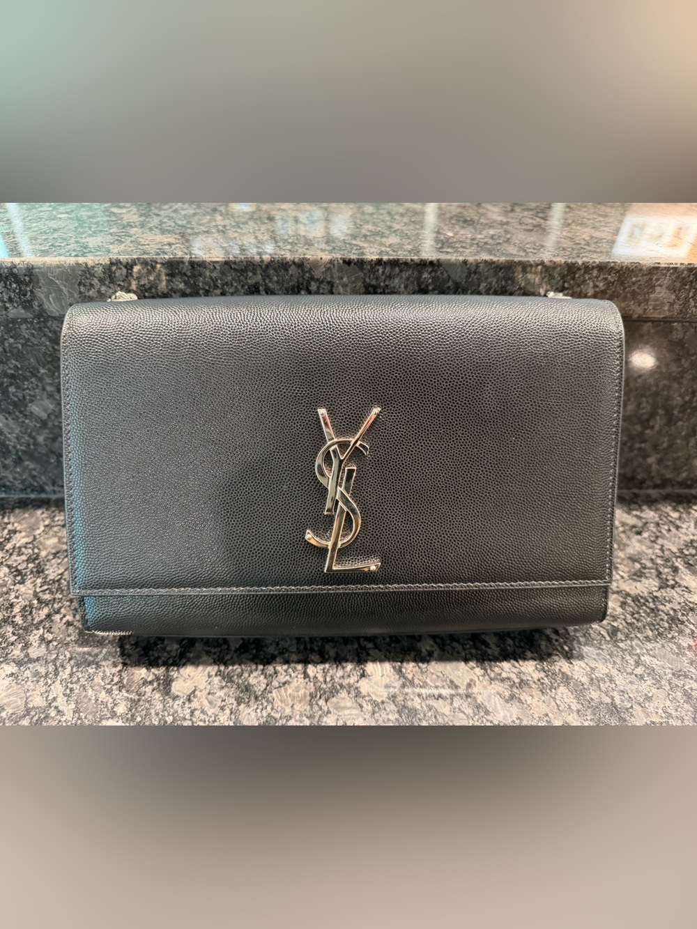 Saint Laurent Black Kate Medium